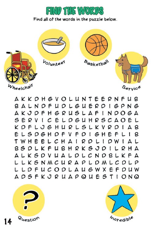 disability word search